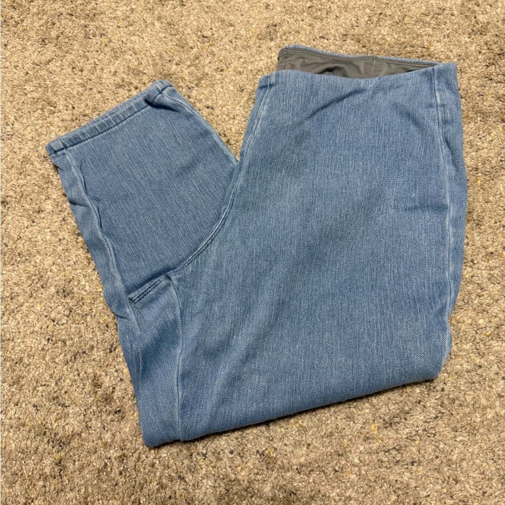 Belle by Kim Gravel denim capris, Hollywood waist, 14P